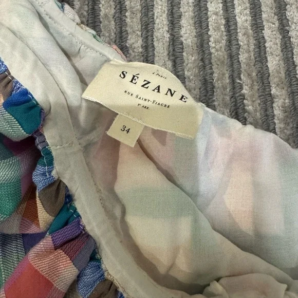 Sezane Dari Blouse Barlo - Size 4 AS IS - Picture 3 of 5